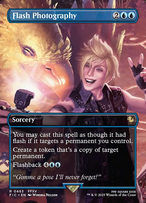 Flash Photography (Borderless) - Final Fantasy Commander #463