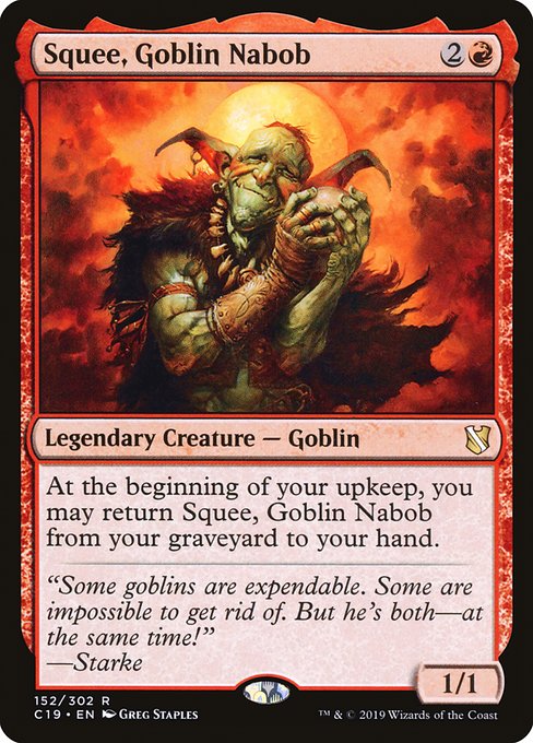 Squee, Goblin Nabob - Commander 2019 #152