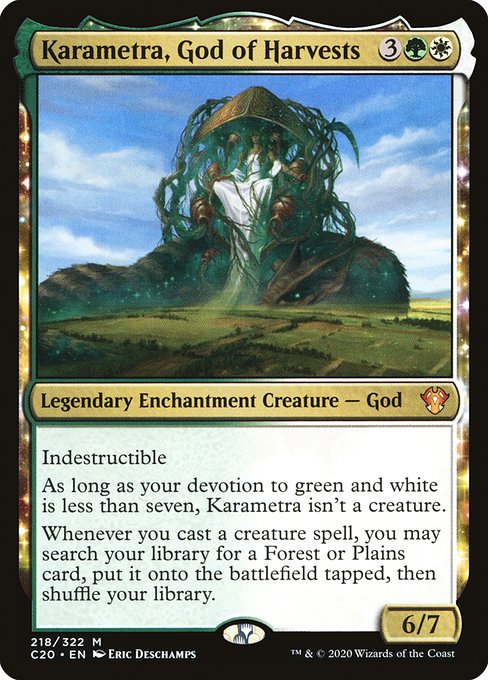Karametra, God of Harvests - Commander 2020 #218
