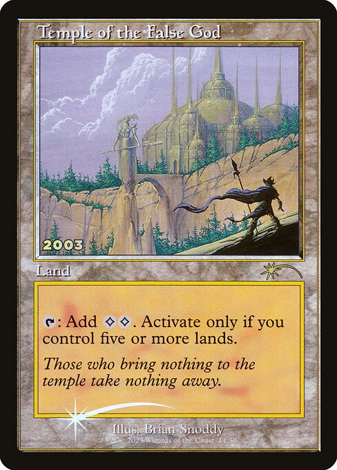 Temple of the False God - 30th Anniversary Play Promos #11