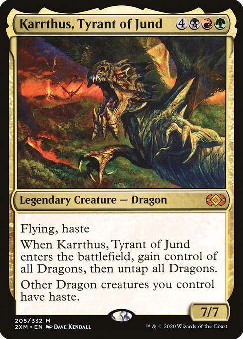 Karrthus, Tyrant of Jund - Double Masters #205
