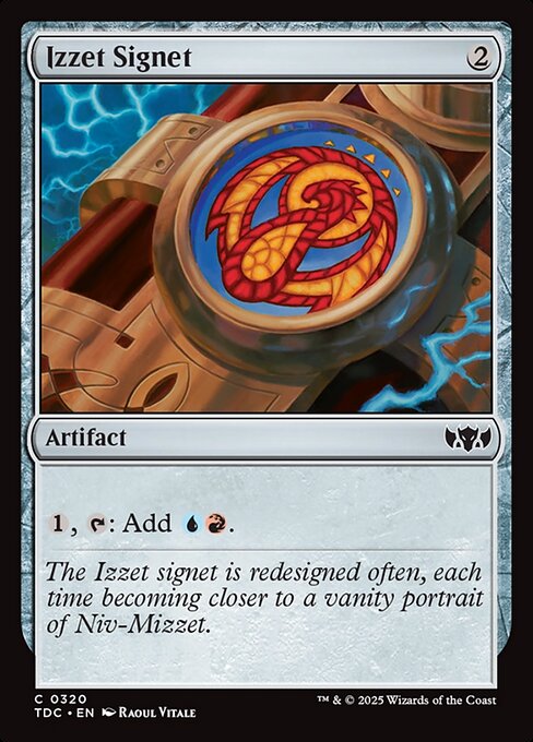 Izzet Signet - Tarkir: Dragonstorm Commander #320