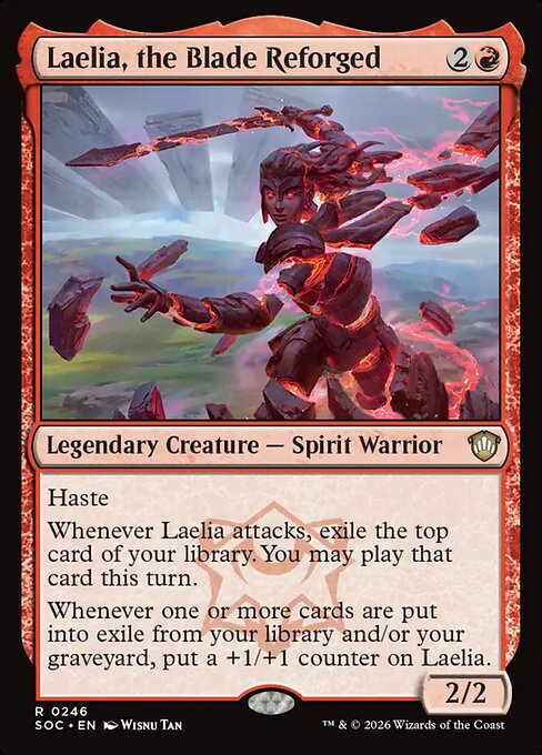 Laelia, the Blade Reforged - Secrets of Strixhaven Commander #246