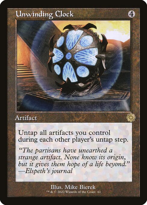Unwinding Clock - The Brothers' War Retro Artifacts #61