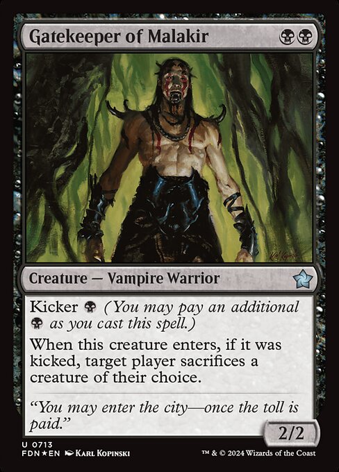 Gatekeeper of Malakir - Foundations #713