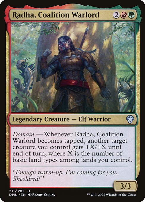 Radha, Coalition Warlord - Dominaria United #211