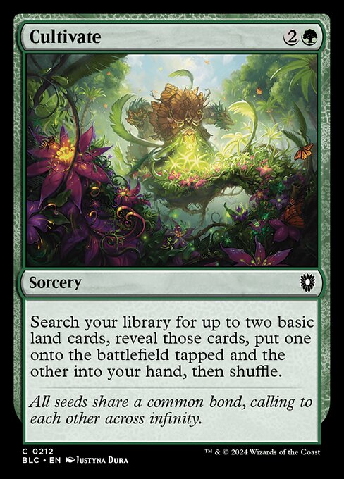 Cultivate - Bloomburrow Commander #212