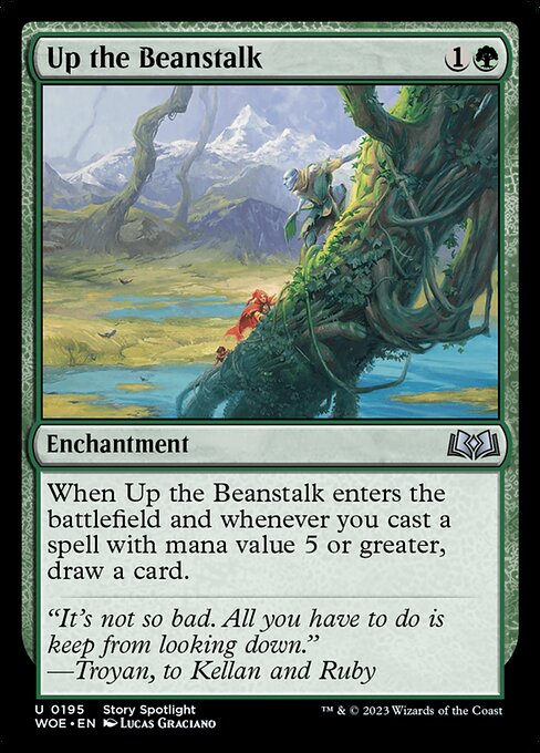 Up the Beanstalk - Wilds of Eldraine #195