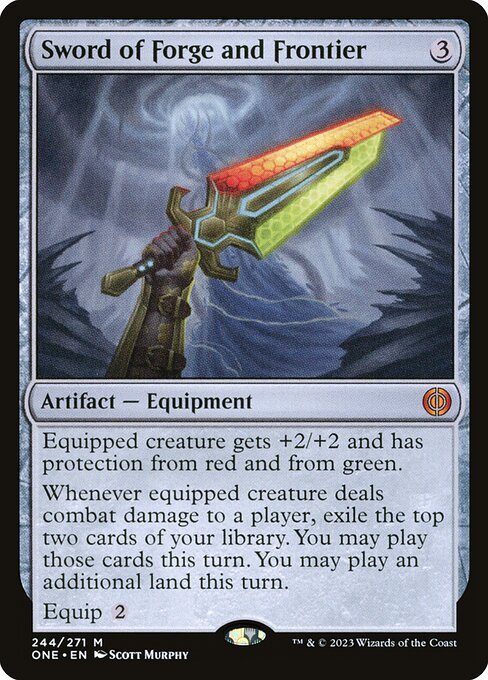 Sword of Forge and Frontier - Phyrexia: All Will Be One #244