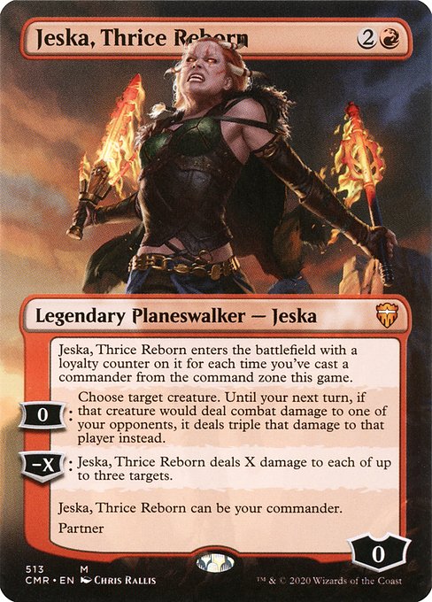 Jeska, Thrice Reborn (Borderless) - Commander Legends #513