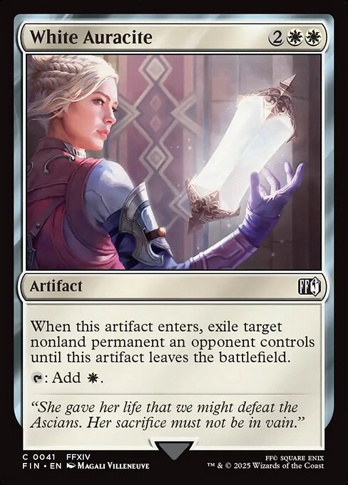 White Auracite - Final Fantasy #41