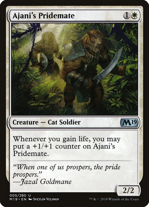 Ajani's Pridemate - Core Set 2019 #5
