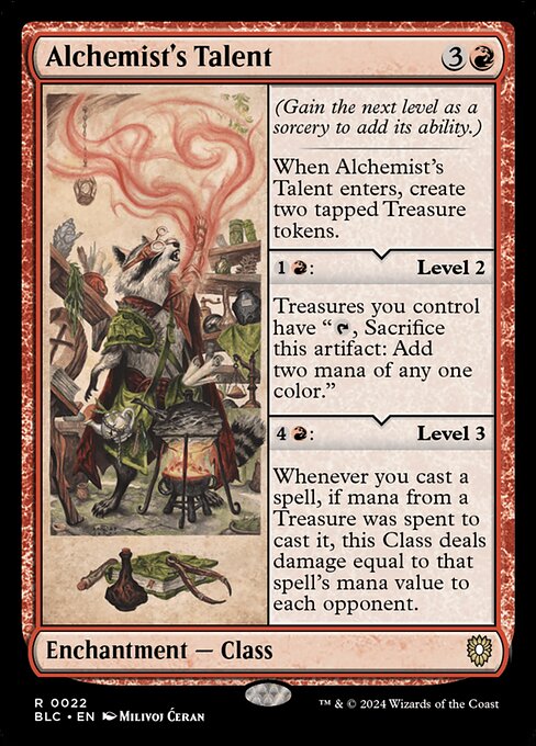 Alchemist's Talent - Bloomburrow Commander #22