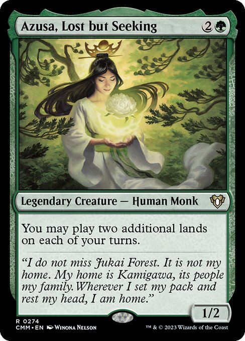 Azusa, Lost but Seeking - Commander Masters #274