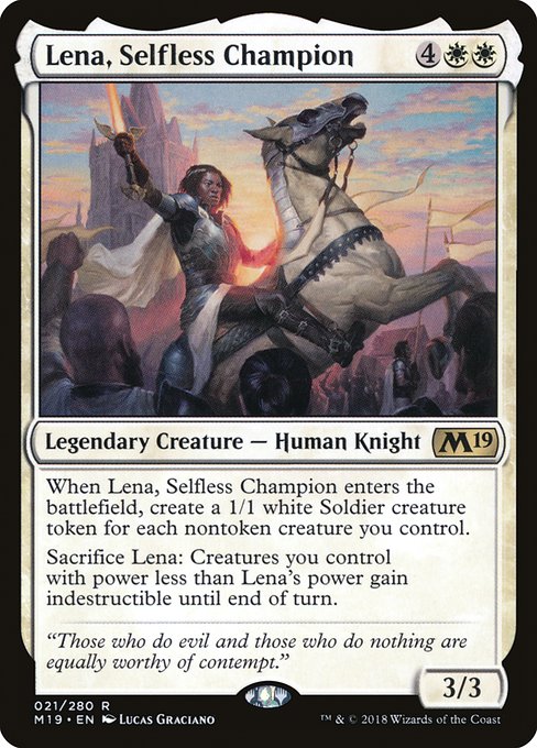 Lena, Selfless Champion - Core Set 2019 #21
