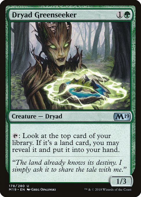 Dryad Greenseeker - Core Set 2019 #178