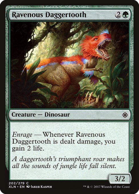 Ravenous Daggertooth - Ixalan #202