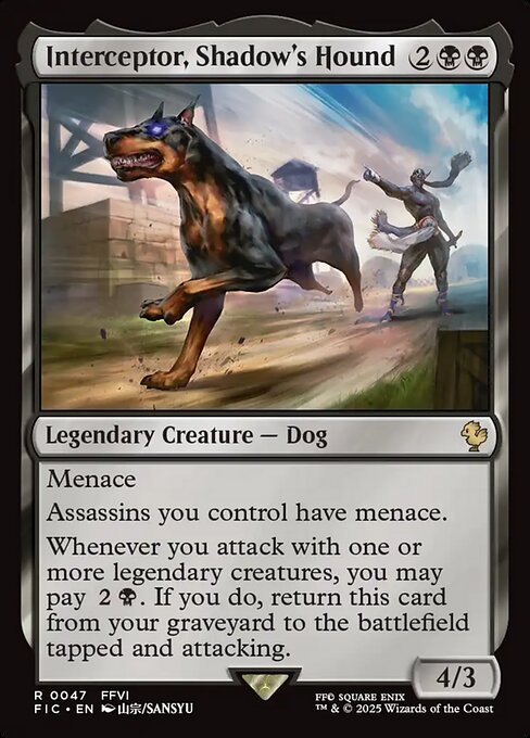Interceptor, Shadow's Hound - Final Fantasy Commander #47