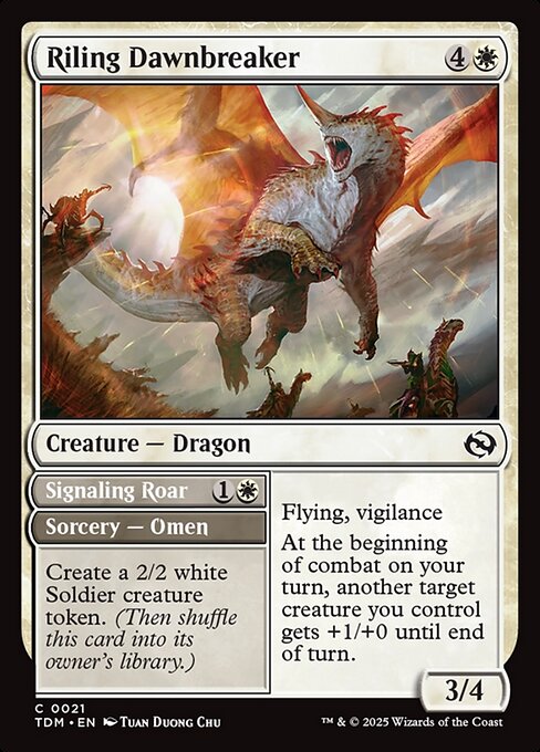 Riling Dawnbreaker - Tarkir: Dragonstorm #21