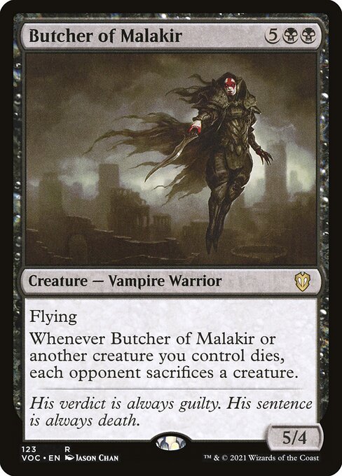 Butcher of Malakir - Crimson Vow Commander #123