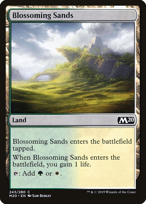 Blossoming Sands - Core Set 2020:  - 243 - Near Mint