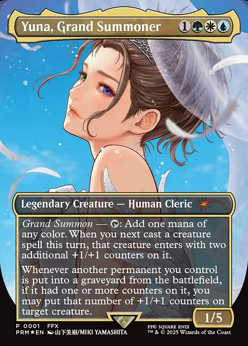 Yuna, Grand Summoner (Borderless) - Wizards Play Network 2025 #16