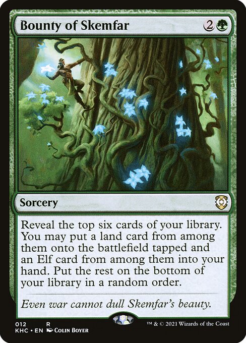 Bounty of Skemfar - Commander: Kaldheim:  - 12 - Near Mint