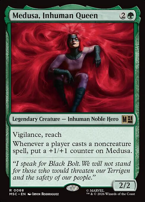 Medusa, Inhuman Queen - Marvel Super Heroes Commander #68