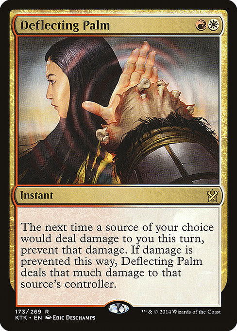 Deflecting Palm - Khans of Tarkir #173