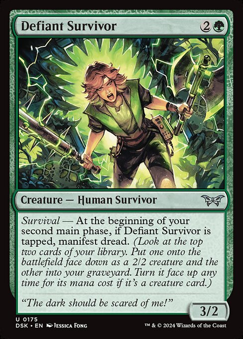 Defiant Survivor - Duskmourn: House of Horror #175