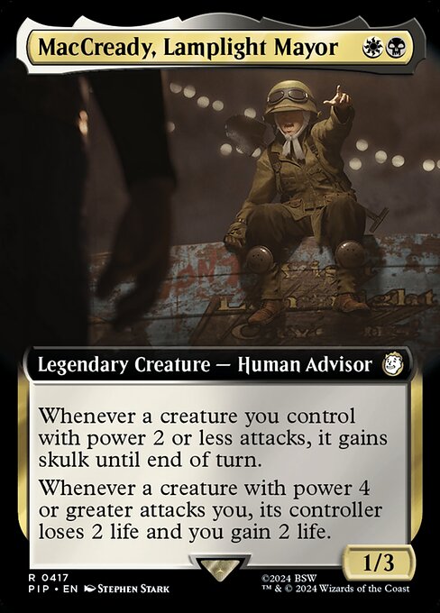 MacCready, Lamplight Mayor (Extended Art) - Fallout #417