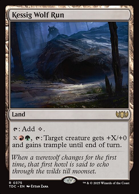 Kessig Wolf Run - Tarkir: Dragonstorm Commander #375