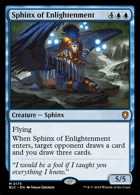 Sphinx of Enlightenment - Bloomburrow Commander #175