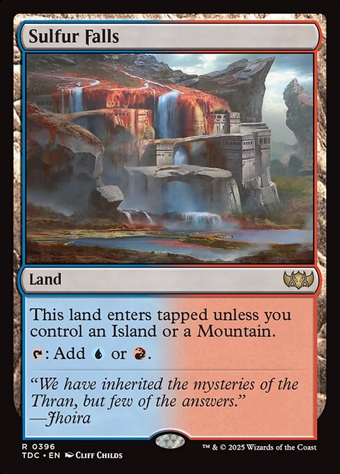 Sulfur Falls - Tarkir: Dragonstorm Commander #396