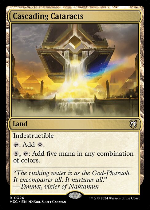 Cascading Cataracts - Modern Horizons 3 Commander #326