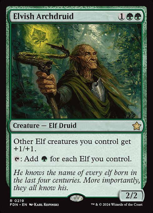 Elvish Archdruid - Foundations #219
