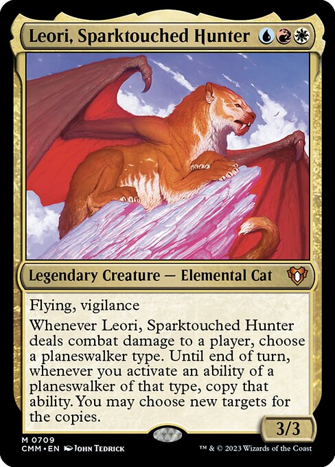 Leori, Sparktouched Hunter - Commander Masters #709