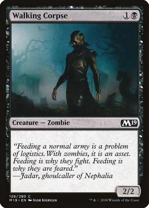 Walking Corpse - Core Set 2019 #126