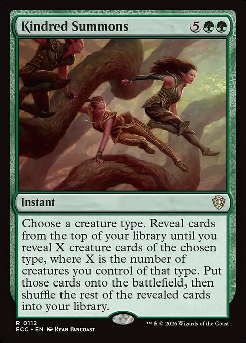 Kindred Summons - Lorwyn Eclipsed Commander #112