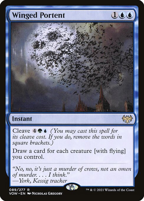 Winged Portent - Innistrad: Crimson Vow #89