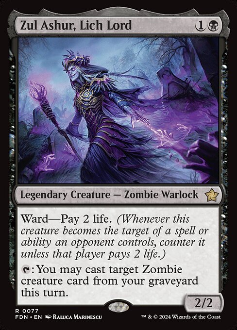 Zul Ashur, Lich Lord - Foundations #77