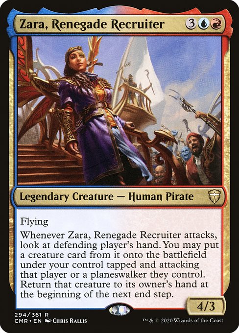 Zara, Renegade Recruiter - Commander Legends #294