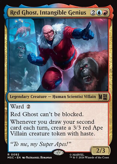 Red Ghost, Intangible Genius - Marvel Super Heroes Commander #92