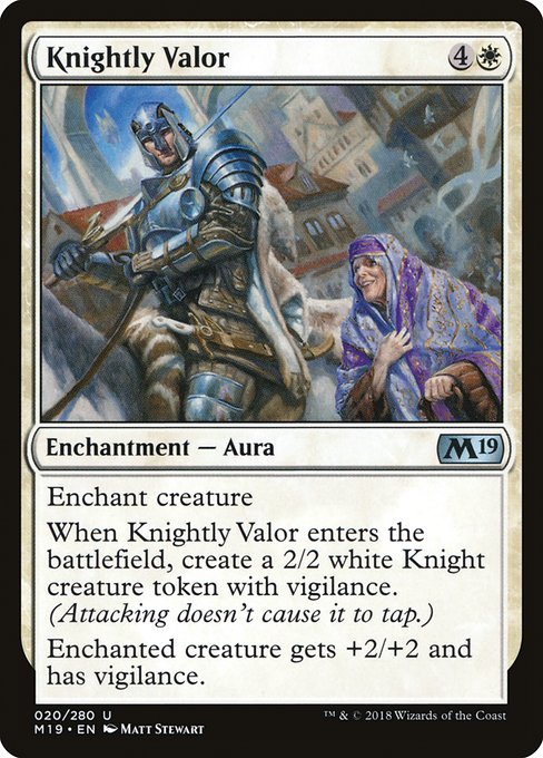 Knightly Valor - Core Set 2019 #20