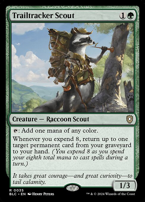 Trailtracker Scout - Bloomburrow Commander #35