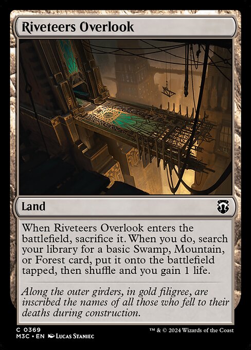 Riveteers Overlook - Modern Horizons 3 Commander #369