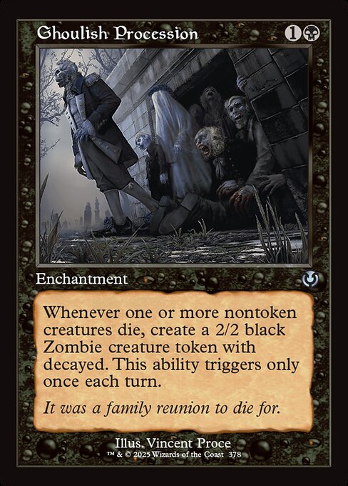 Ghoulish Procession (Retro Frame) - Innistrad Remastered #378