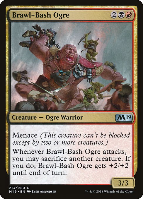 Brawl-Bash Ogre - Core Set 2019:  - 213 - Near Mint