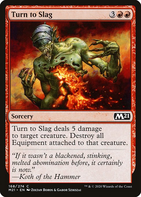 Turn to Slag - Core Set 2021 #168