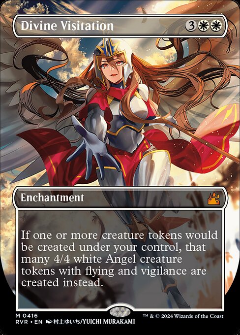 Divine Visitation (Anime Borderless) - Ravnica Remastered #416